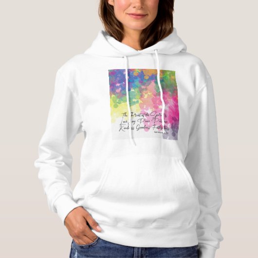 Die Früchte des Geistes - Galaten 5 Hoodie (Vorderseite)