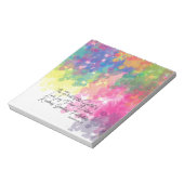 Die Früchte des Geistes - Galaten 5 Notizblock (Rotiert)