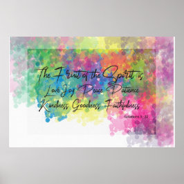 Die Früchte des Geistes - Galaten 5 Poster