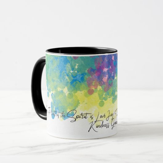 Die Früchte des Geistes - Galaten 5 Tasse (Vorderseite Links)