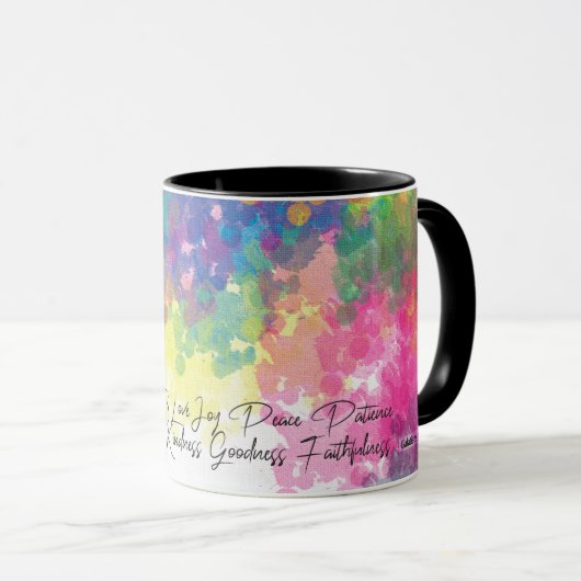 Die Früchte des Geistes - Galaten 5 Tasse (VorderseiteRechts)