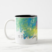 Die Früchte des Geistes - Galaten 5 Zweifarbige Tasse (Links)