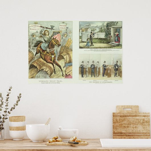 Die Früchte des Temperaments Poster (Küche)