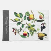 Die Fruchtkunst fügt Ihren eigenen Text dem Kunden Geschirrtuch (Horizontal)