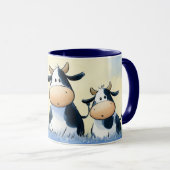 Die frühe Kuh Tasse (VorderseiteRechts)