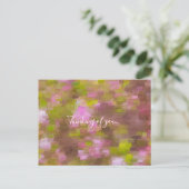 Die Frühjahrssaison färbt das Abstrakte Denken in Postkarte (Stehend Vorderseite)