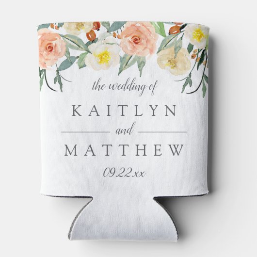 Die Frühjahrssammlung blüht auf Dosenkühler (Rückseite)