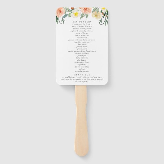 Die Frühjahrssammlung blüht auf Fächer (Rückseite)