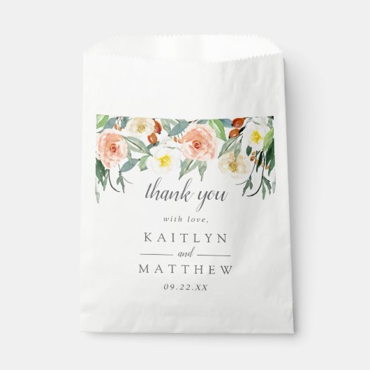 Die Frühjahrssammlung blüht auf Geschenktütchen (Vorderseite)