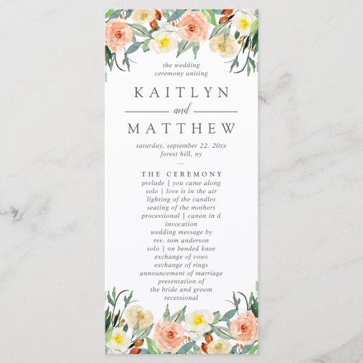 Die Frühjahrssammlung blüht auf Programm (Vorderseite)