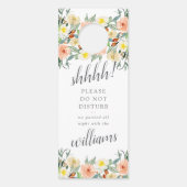 Die Frühjahrssammlung blüht auf Türanhänger (Rückseite)