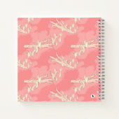 Die Frühlingsblumen der Lily-of-the-Tal rosa Notizblock (Rückseite)