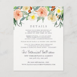 Die Frühlingsblüten Hochzeitskollektion - Details Begleitkarte