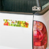 Die Frühlingsfarben auf sonniger Wasserfarbe Autoaufkleber (Auf Lkw)
