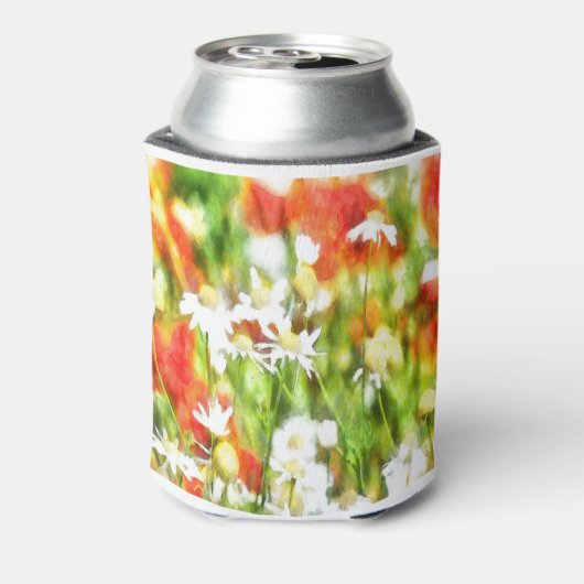 Die Frühlingsfarben auf sonniger Wasserfarbe Dosenkühler (Kanne Rückseite)