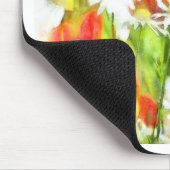 Die Frühlingsfarben auf sonniger Wasserfarbe Mousepad (Ecke)