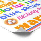 Die Frühlingsstimmung der U-Bahn Poster (Ecke)