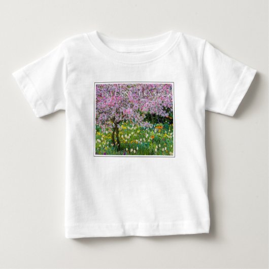 Die Frühlingszeit im Garten von Claude Monet Baby T-shirt (Vorderseite)