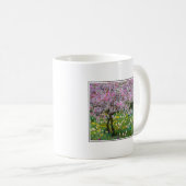 Die Frühlingszeit im Garten von Claude Monet Kaffeetasse (VorderseiteRechts)