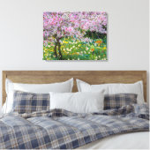 Die Frühlingszeit im Garten von Claude Monet Leinwanddruck (Insitu (Schlafzimmer))