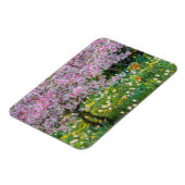 Die Frühlingszeit im Garten von Claude Monet Magnet (Linke Seite)