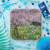 Die Frühlingszeit im Garten von Claude Monet Pappteller (Party)