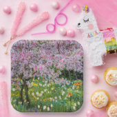 Die Frühlingszeit im Garten von Claude Monet Pappteller (Party)