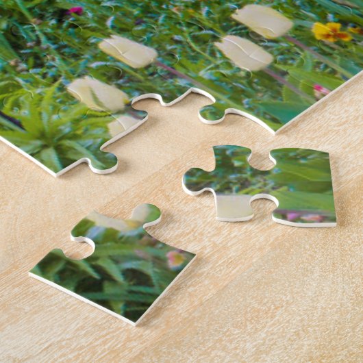 Die Frühlingszeit im Garten von Claude Monet Puzzle (Seite)