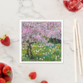 Die Frühlingszeit im Garten von Claude Monet Serviette (Beispiel)