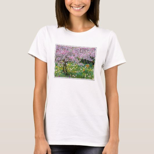 Die Frühlingszeit im Garten von Claude Monet T-Shirt (Vorderseite)