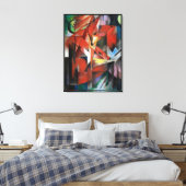 Die Füchse, Berühmtes Gemälde Leinwanddruck (Insitu (Schlafzimmer))