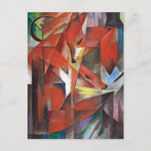 Die Füchse Franz Marc Postcard Postkarte (Vorderseite)