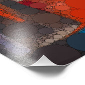 Die Füchse, Unendlichkeit Punkte nach Franz Marc Fotodruck (Ecke)