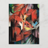 Die Füchse von Franz Marc (1913) Postkarte (Vorderseite)