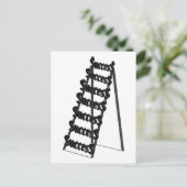 Die Führerin des Erfolgs Postkarte (Stehend Vorderseite)