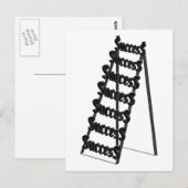 Die Führerin des Erfolgs Postkarte (Vorne/Hinten)