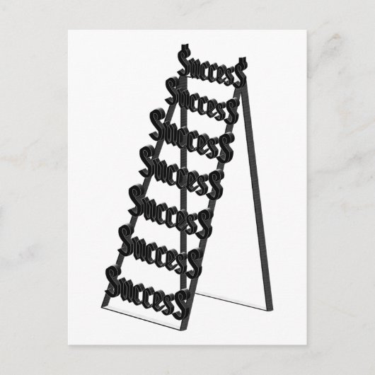 Die Führerin des Erfolgs Postkarte (Vorderseite)