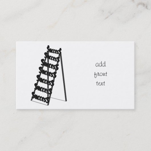 Die Führerin des Erfolgs Visitenkarte (Vorderseite)