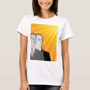 Die Führungs-Masken-Fall-Shirt der Frauen T-Shirt