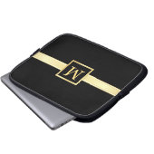 Die Führungskraft-Art-Monogramm-Laptop-Haut der Laptopschutzhülle (Vorne Knopf)