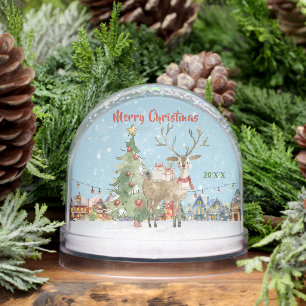 DIE FUN REINDEER GRENZLIGHTS SCHNEEKUGELN