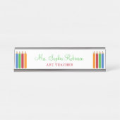 Die Fun School Teacher School versorgt Personalisi Schreibtischnamensplakette (Vorderseite )