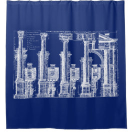 Die fünf Architekturklassen, 1725 Duschvorhang
