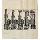 Die fünf Architekturklassen, 1725 Duschvorhang (Vorderseite)