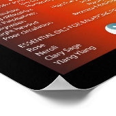 Die fünf Elemente Poster (Ecke)