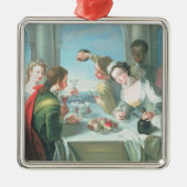 Die fünf Richtungen Silbernes Ornament (Vorne)