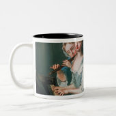 Die fünf Richtungen Zweifarbige Tasse (Links)