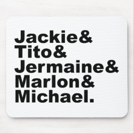 Die fünf singenden Brüder aus Gary, Indiana Mousepad