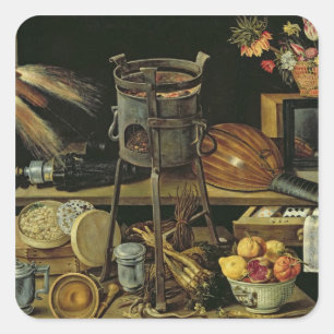 Die fünf Sinne, 1638 Quadratischer Aufkleber