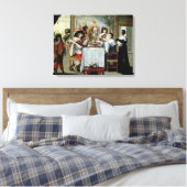 Die fünf Sinne - Geschmack Leinwanddruck (Insitu (Schlafzimmer))